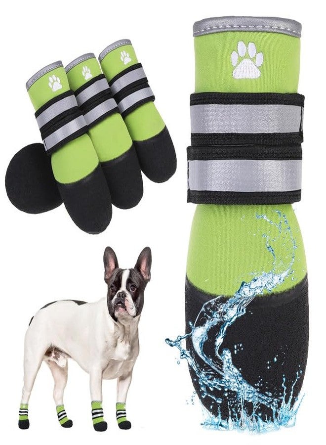 KOOLTAIL Dog Shoes for hot/Cold Pavement, Waterproof Dog Booties to Prevent Licking for Small Medium Large Size Dogs, Anti-Slip Dogs Boots & Paw Protectors Socks for Hardwood Floor - Image 1